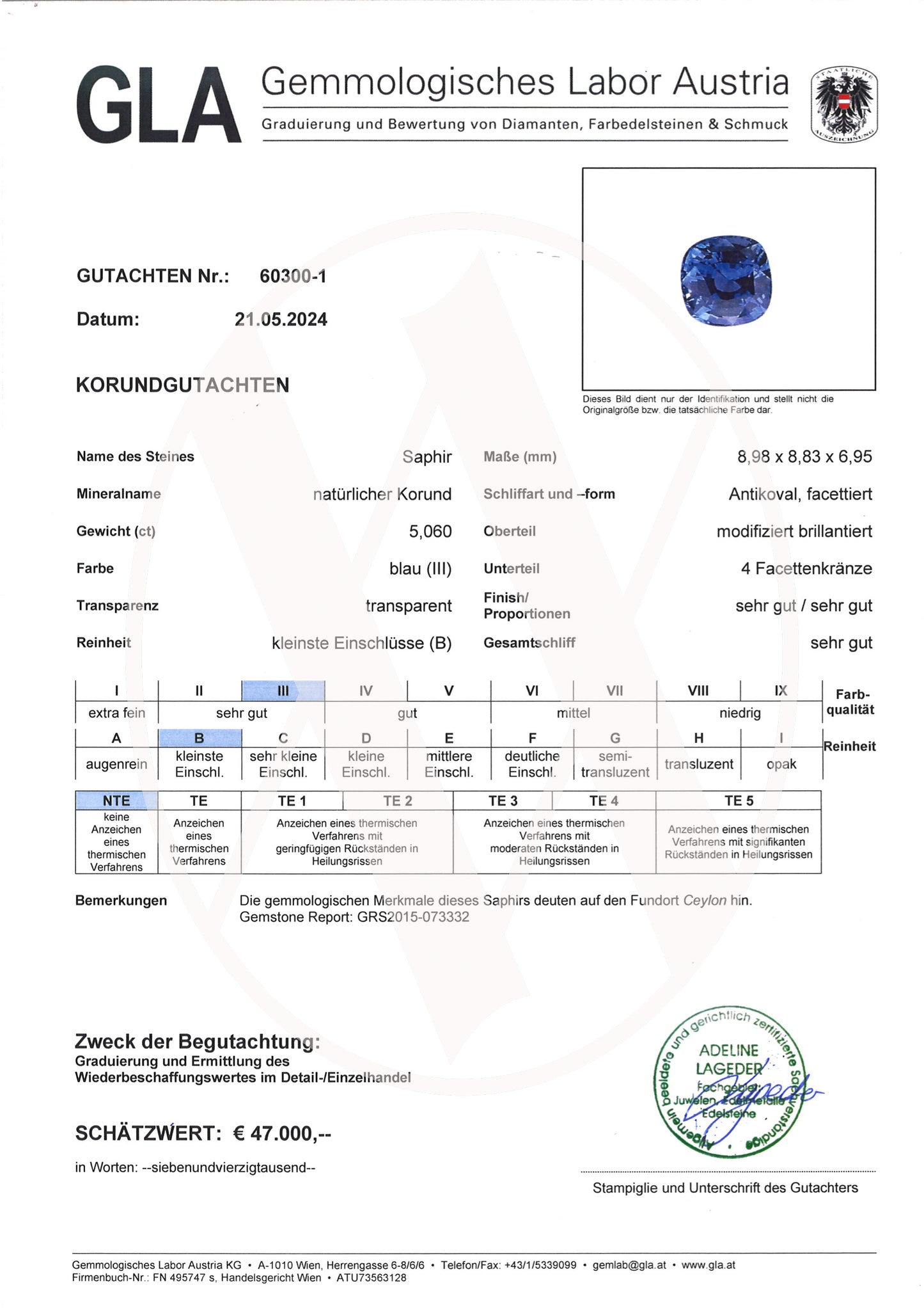 Blue Sapphire