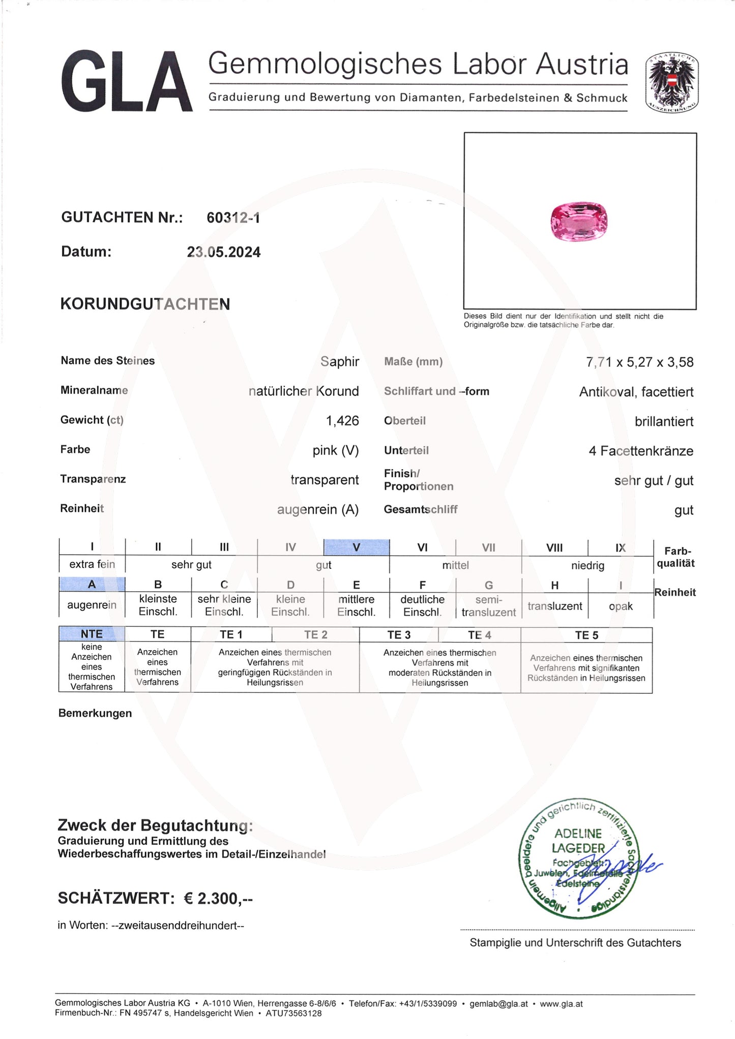 Pinksaphir