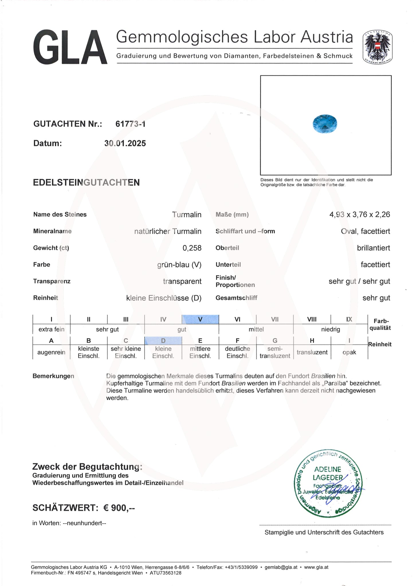 Paraiba Tourmaline
