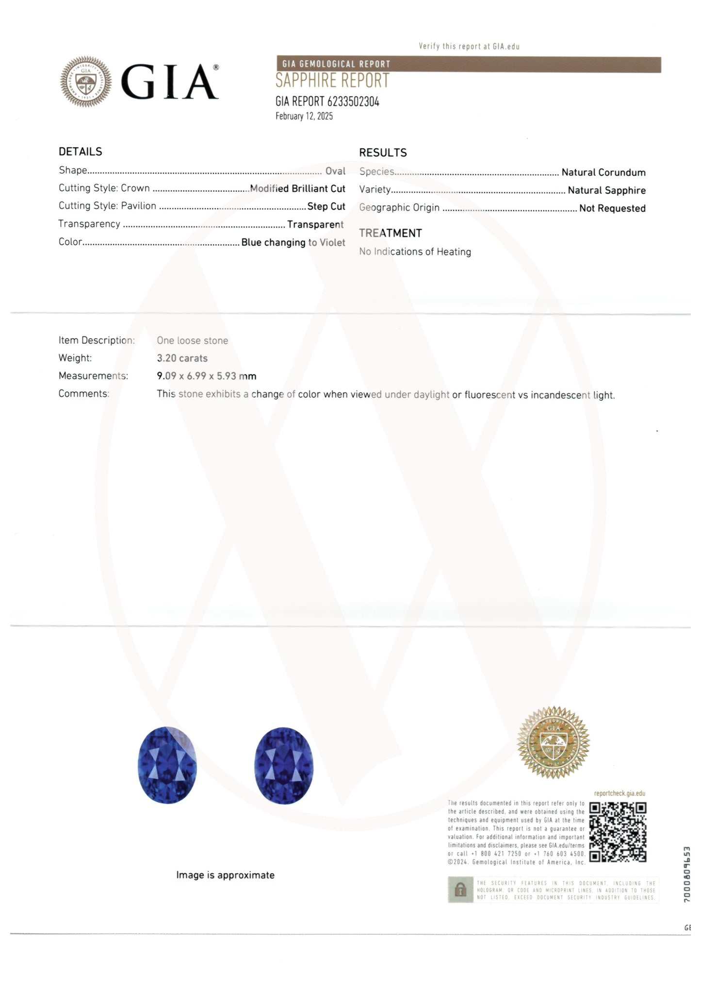 Blue Sapphire