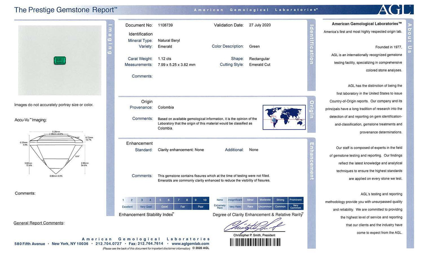 Kolumbianisches Smaragd Paar