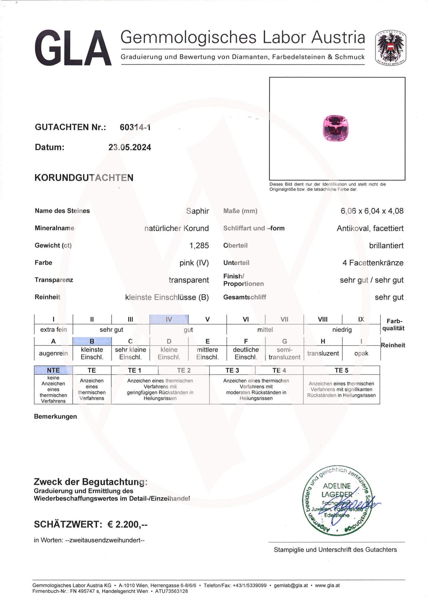 Pinksaphir