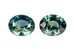 Teal Sapphire Pair