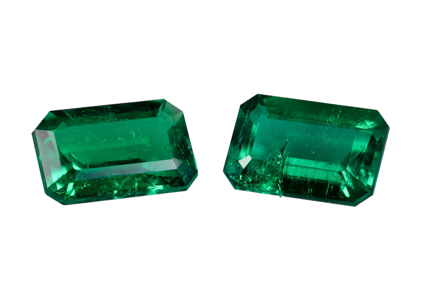 Kolumbianisches Smaragd Paar