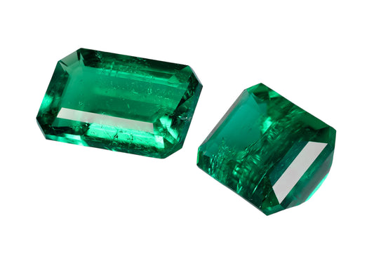 Kolumbianisches Smaragd Paar