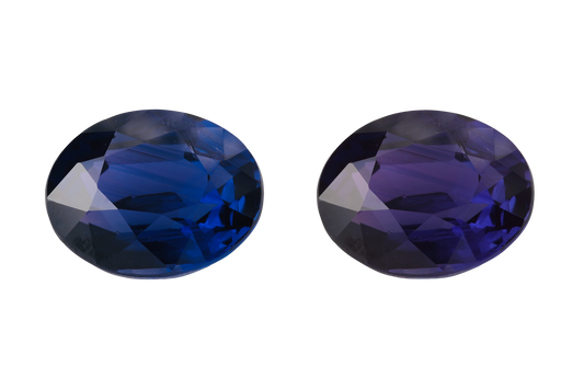 Farbwechselsaphir frontal