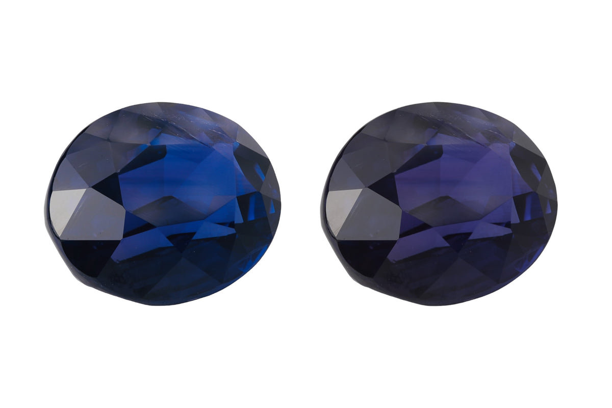 Farbwechselsaphir von rechts