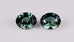 Teal Sapphire Pair