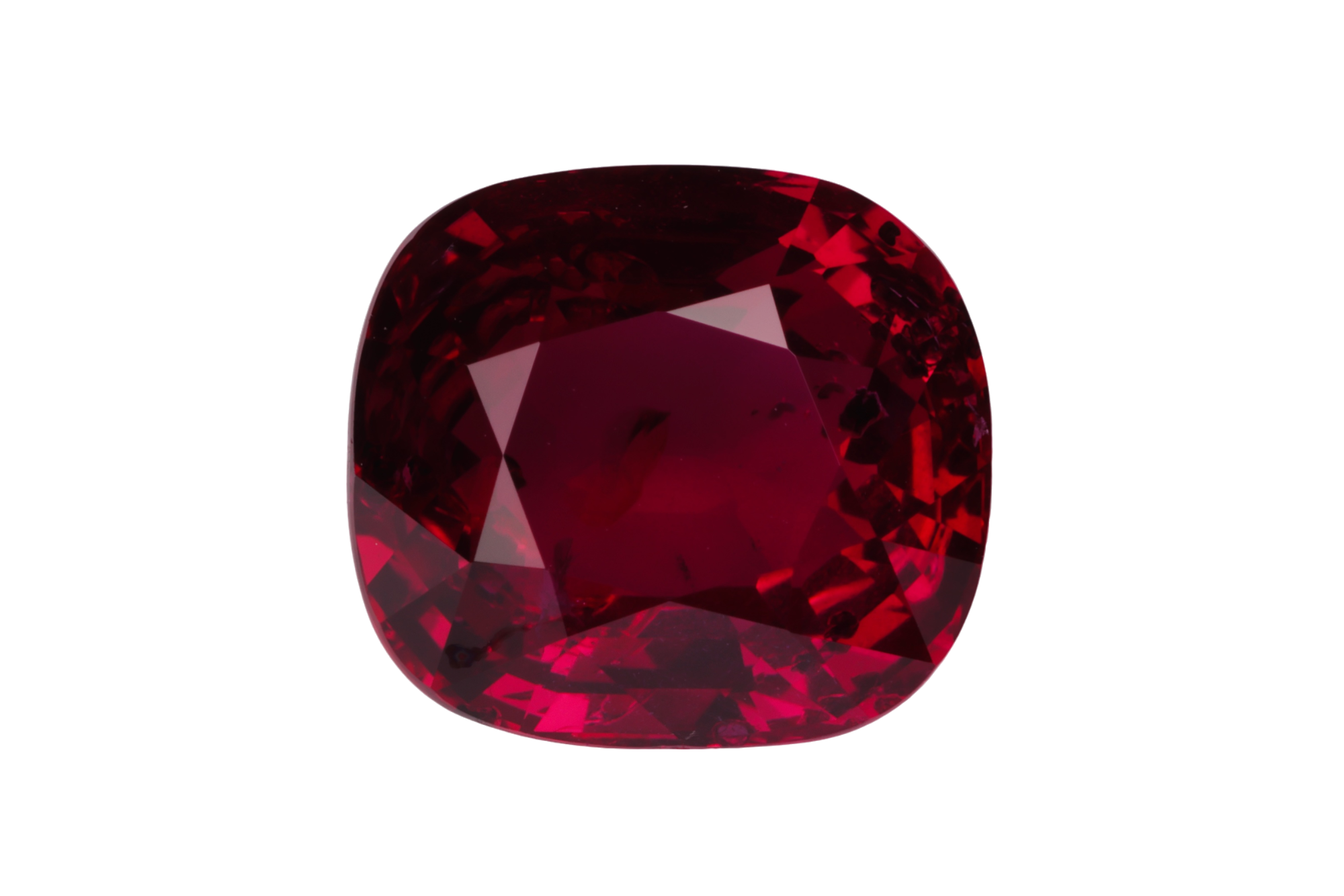 Ruby, natural colored, untreated