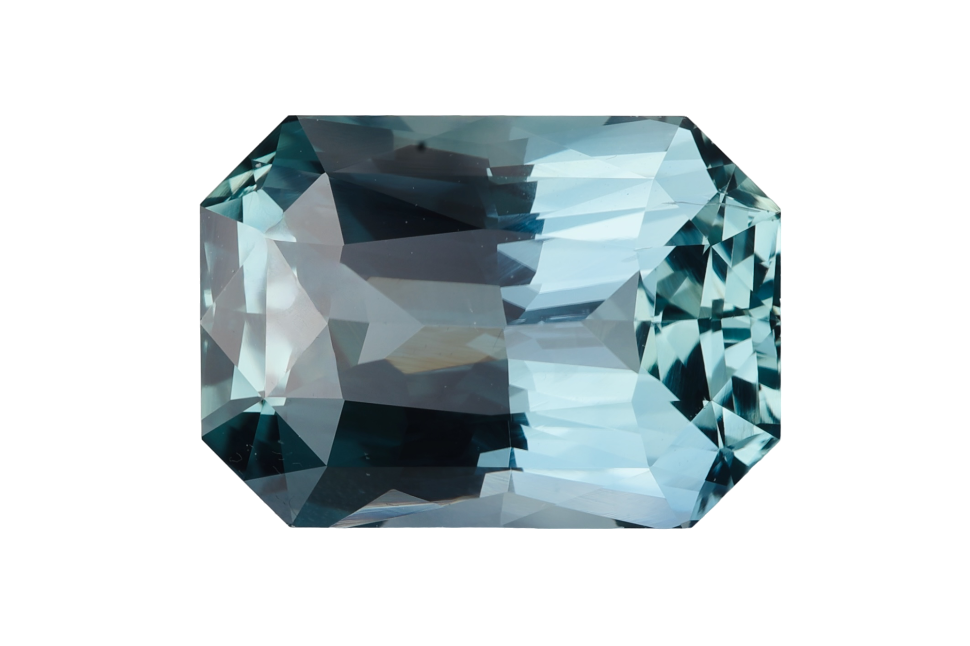 Teal Sapphire, natural colored, untreated